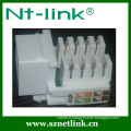 90 degree white utp krone cat6 rj45 keystone jack